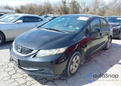 2013 Honda Civic Lx z USA, uszkodzony, nr VIN 2HGFB2F53DH514186
